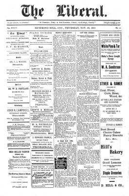 The Liberal, 23 Nov 1911