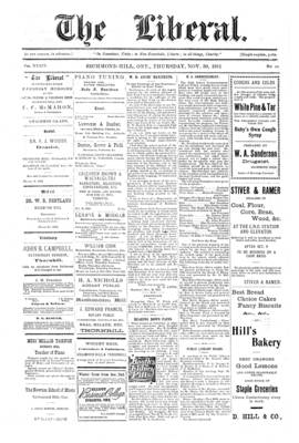 The Liberal, 30 Nov 1911