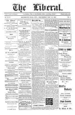 The Liberal, 21 Dec 1911