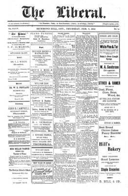 The Liberal, 8 Feb 1912