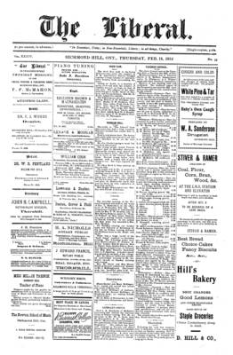 The Liberal, 15 Feb 1912