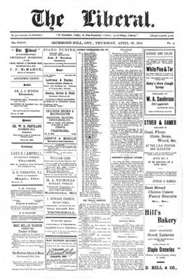 The Liberal, 25 Apr 1912