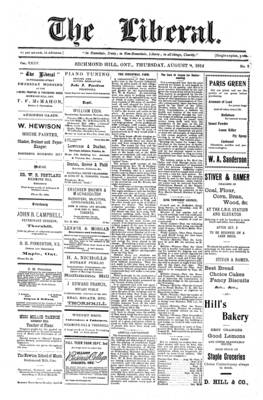 The Liberal, 8 Aug 1912