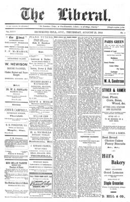 The Liberal, 15 Aug 1912