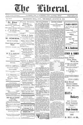 The Liberal, 29 Aug 1912