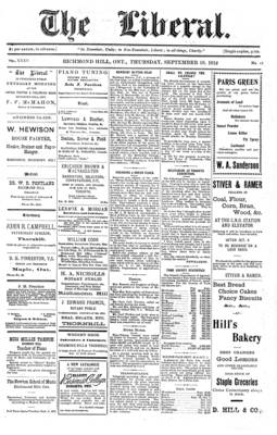 The Liberal, 19 Sep 1912