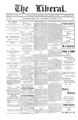 The Liberal, 17 Oct 1912