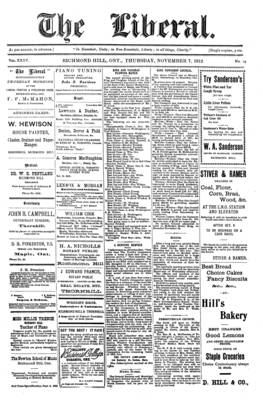 The Liberal, 7 Nov 1912