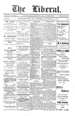 The Liberal, 21 Nov 1912