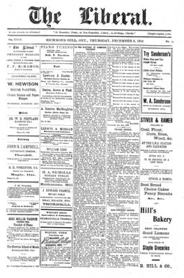 The Liberal, 5 Dec 1912