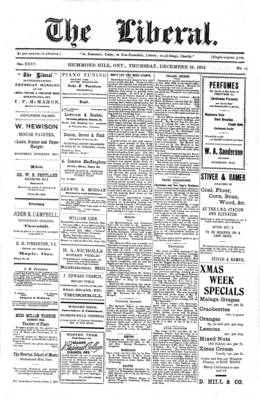 The Liberal, 19 Dec 1912