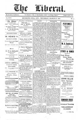 The Liberal, 27 Mar 1913