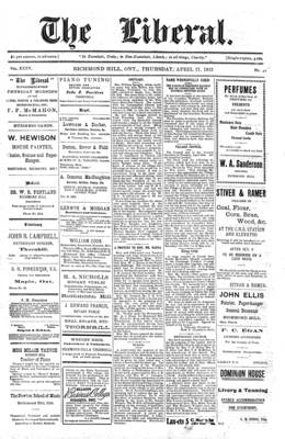 The Liberal, 17 Apr 1913