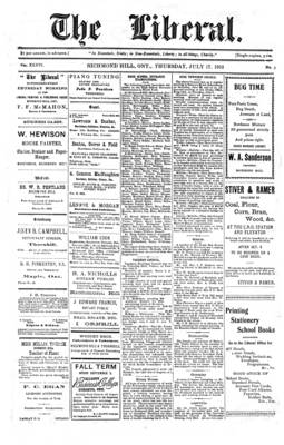 The Liberal, 17 Jul 1913