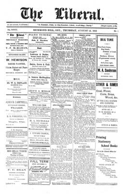 The Liberal, 14 Aug 1913