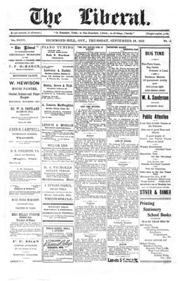 The Liberal, 18 Sep 1913