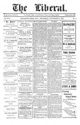 The Liberal, 6 Nov 1913