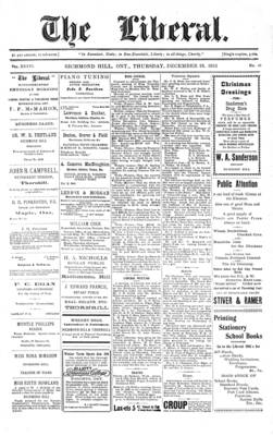 The Liberal, 25 Dec 1913