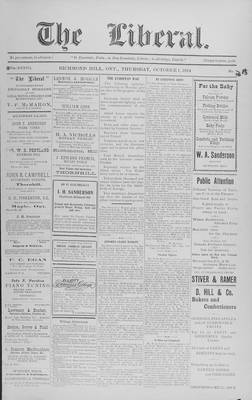 The Liberal, 1 Oct 1914