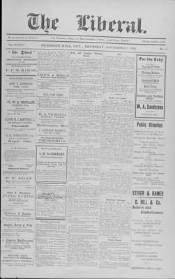 The Liberal, 5 Nov 1914