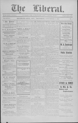 The Liberal, 12 Nov 1914