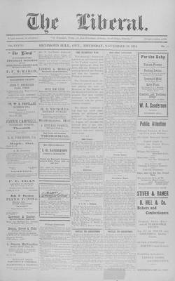 The Liberal, 19 Nov 1914