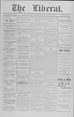 The Liberal, 10 Dec 1914