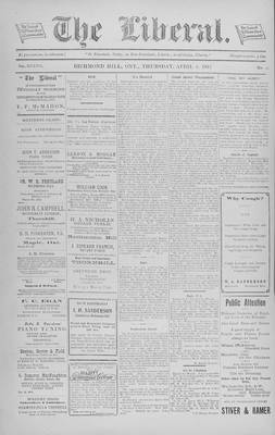 The Liberal, 8 Apr 1915