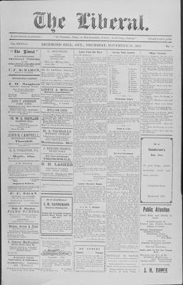 The Liberal, 18 Nov 1915