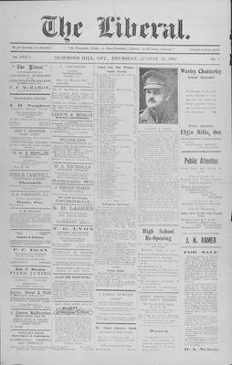 The Liberal, 31 Aug 1916