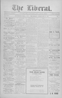 The Liberal, 22 Feb 1917