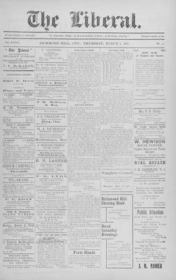 The Liberal, 1 Mar 1917