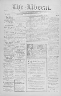 The Liberal, 29 Mar 1917