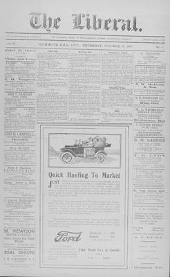 The Liberal, 11 Oct 1917