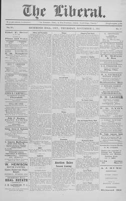 The Liberal, 1 Nov 1917