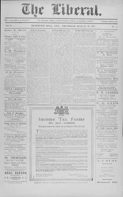 The Liberal, 28 Mar 1918