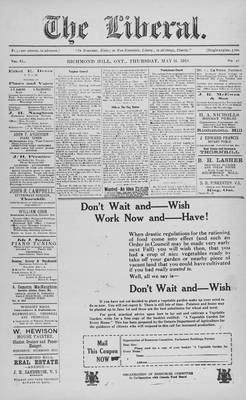 The Liberal, 16 May 1918