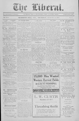 The Liberal, 14 Aug 1919