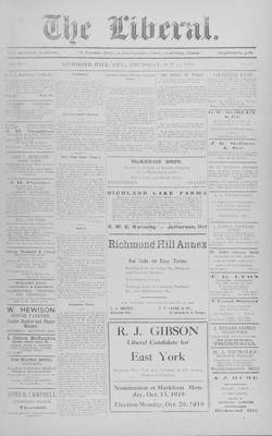 The Liberal, 16 Oct 1919