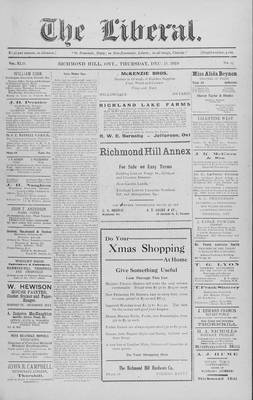 The Liberal, 18 Dec 1919