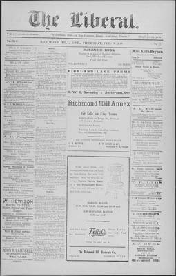 The Liberal, 19 Feb 1920