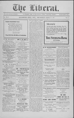 The Liberal, 28 Apr 1921