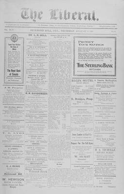 The Liberal, 18 Aug 1921