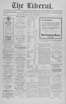 The Liberal, 20 Oct 1921