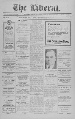 The Liberal, 10 Nov 1921