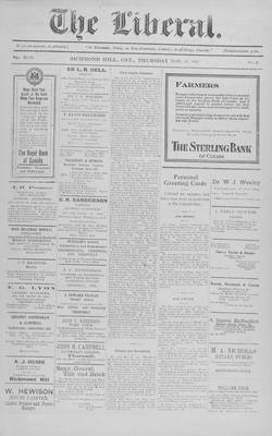 The Liberal, 17 Nov 1921