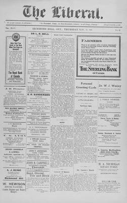 The Liberal, 24 Nov 1921