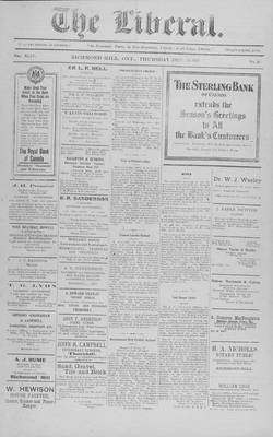 The Liberal, 22 Dec 1921