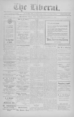 The Liberal, 16 Mar 1922