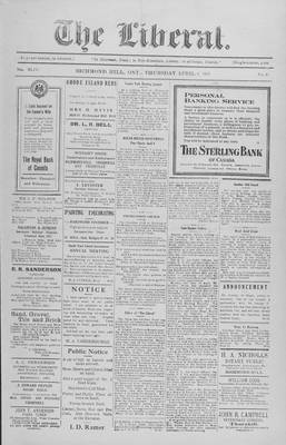 The Liberal, 6 Apr 1922